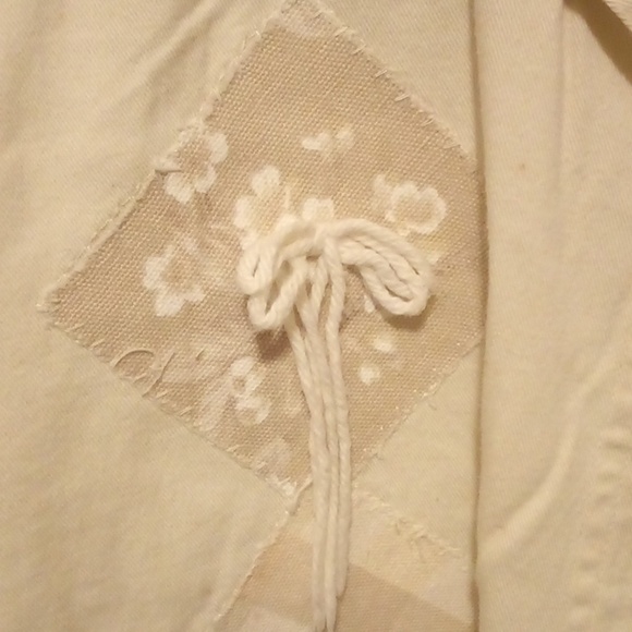 PINY (Satin Stitch Inc) Beautiful Lace & Patchwork Button Up Top - Size Small - Picture 3 of 6